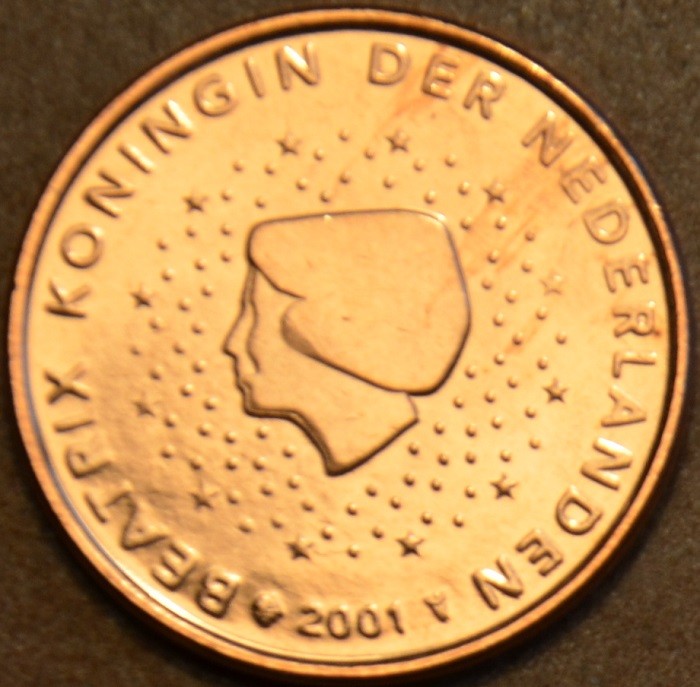 1 cent Holandsko 2001 (UNC)