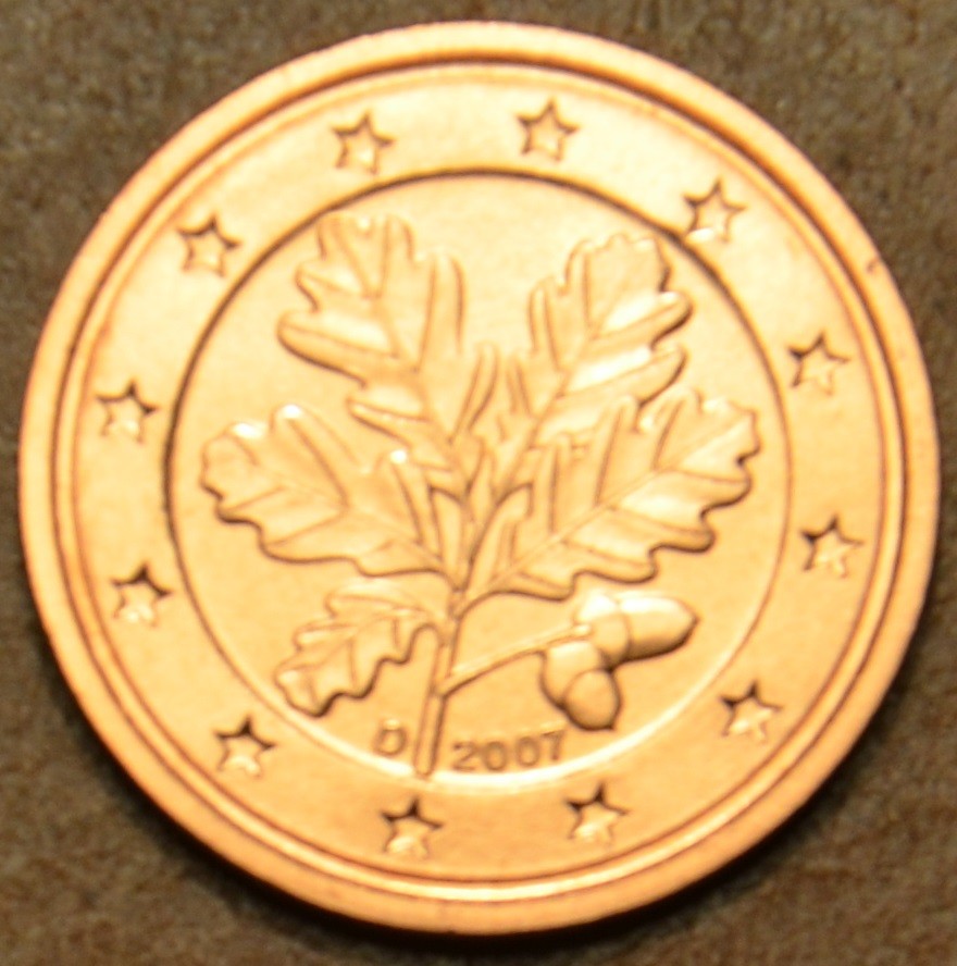 1 cent Nemecko 2007 "D" (UNC)