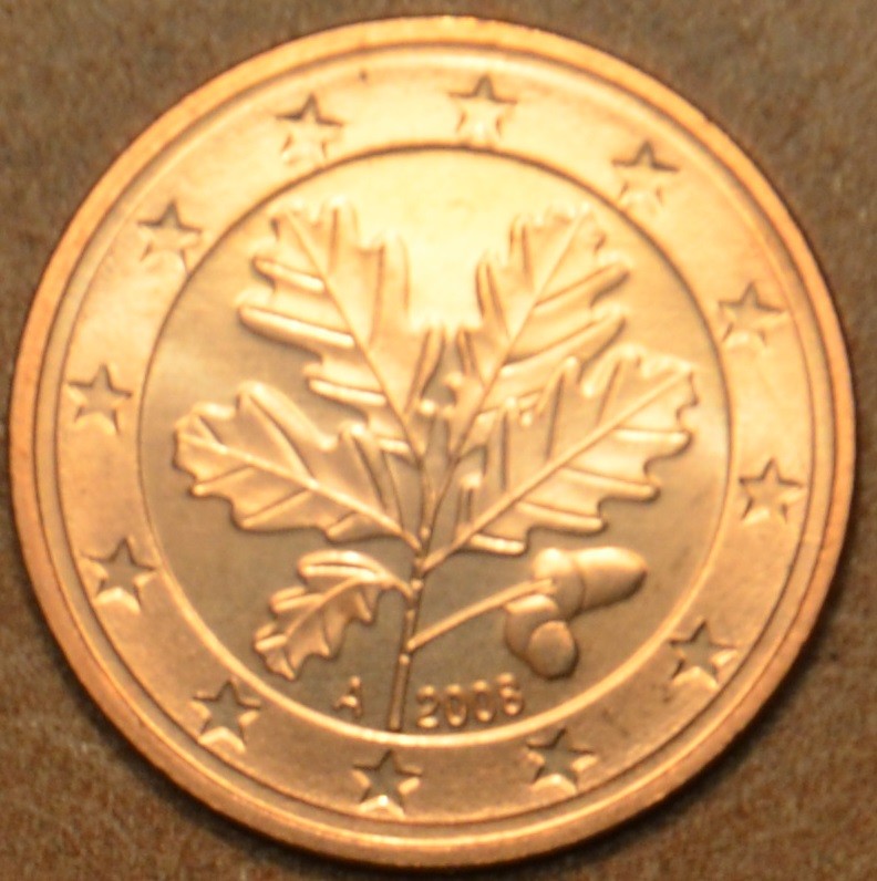 1 cent Nemecko 2008 "A" (UNC)