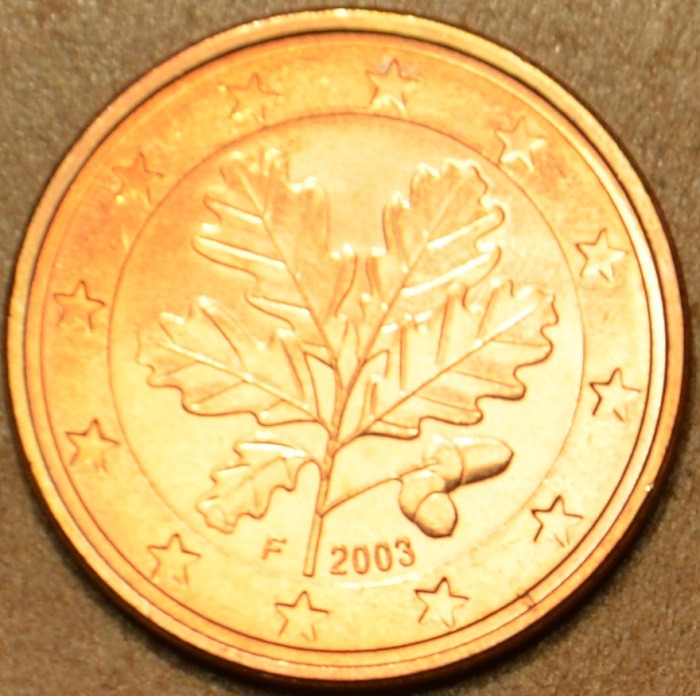 1 cent Nemecko 2003 "F" (UNC)