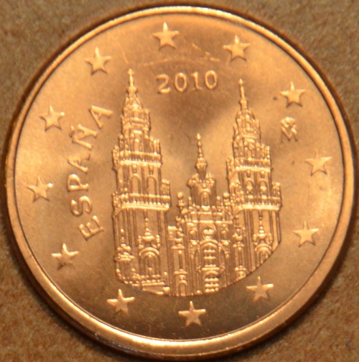 1 cent Španielsko 2010 (UNC)