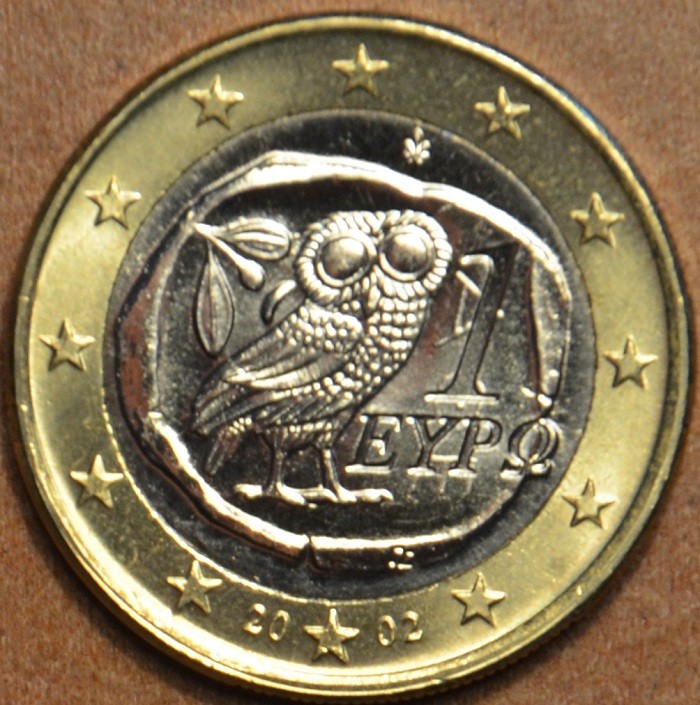 1 Euro Grécko "S" 2002 (UNC)