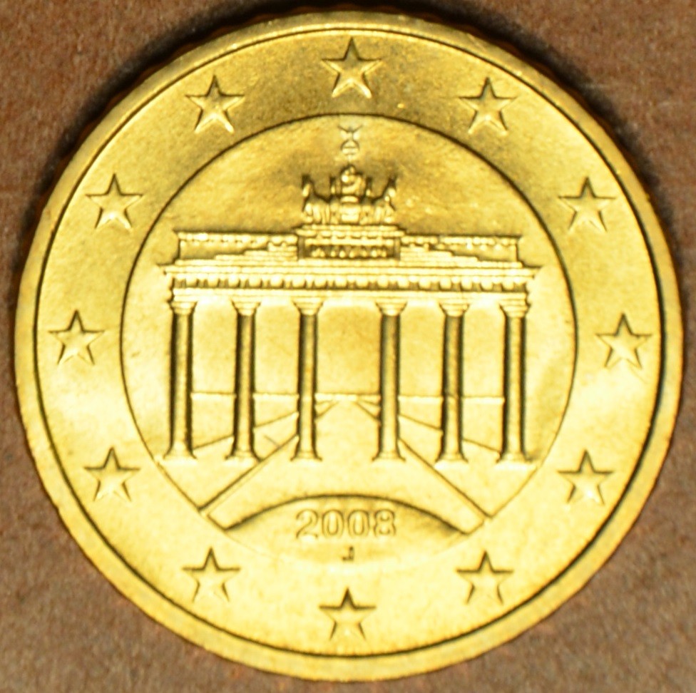 10 cent Nemecko "J" 2008 (UNC)