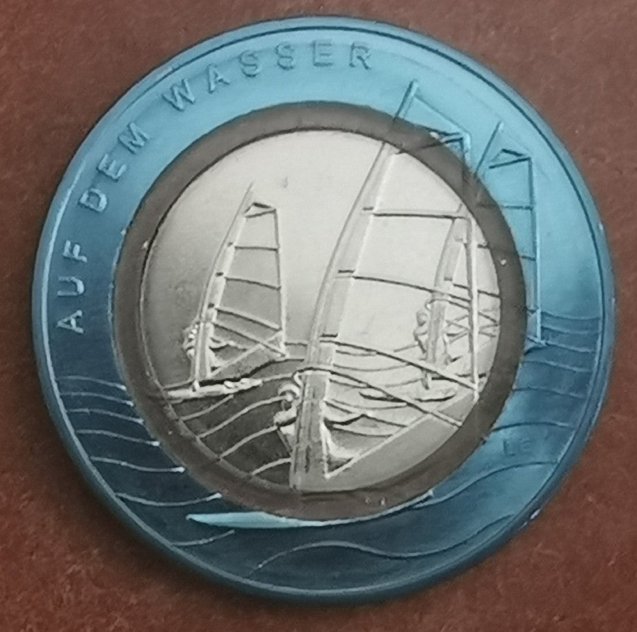 10 Euro Nemecko "F" 2021 Vo vode (UNC)