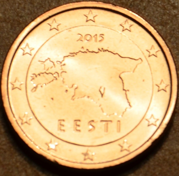 2 cent Estónsko 2015 (UNC)