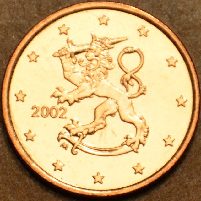 2 cent Fínsko 2002 (UNC)