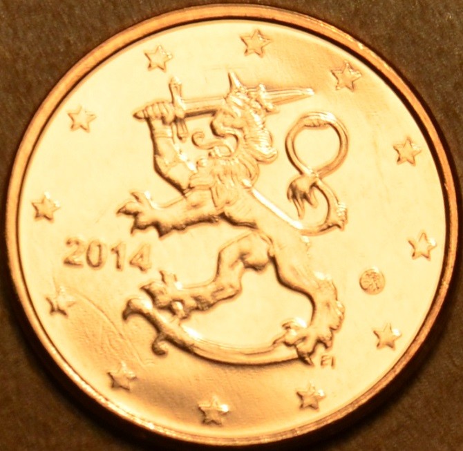 2 cent Fínsko 2014 (UNC)