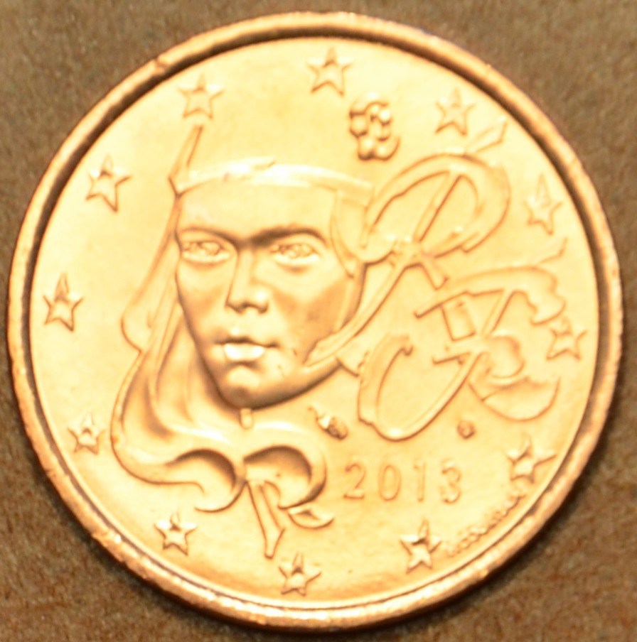 2 cent Francúzsko 2013 (UNC)