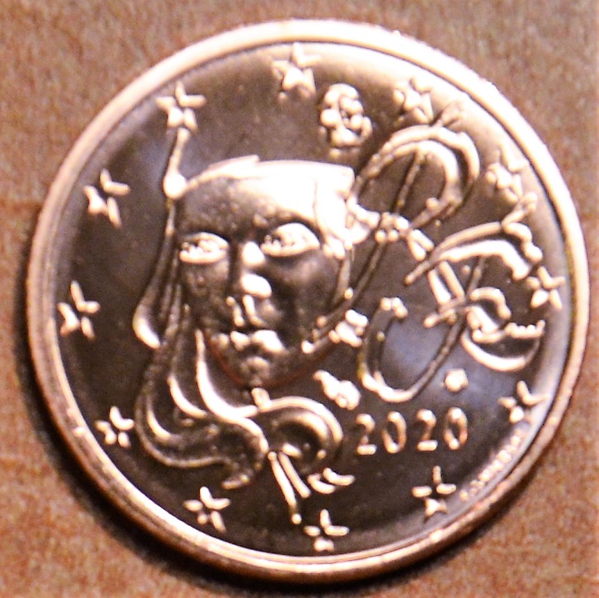 2 cent Francúzsko 2020 (UNC)