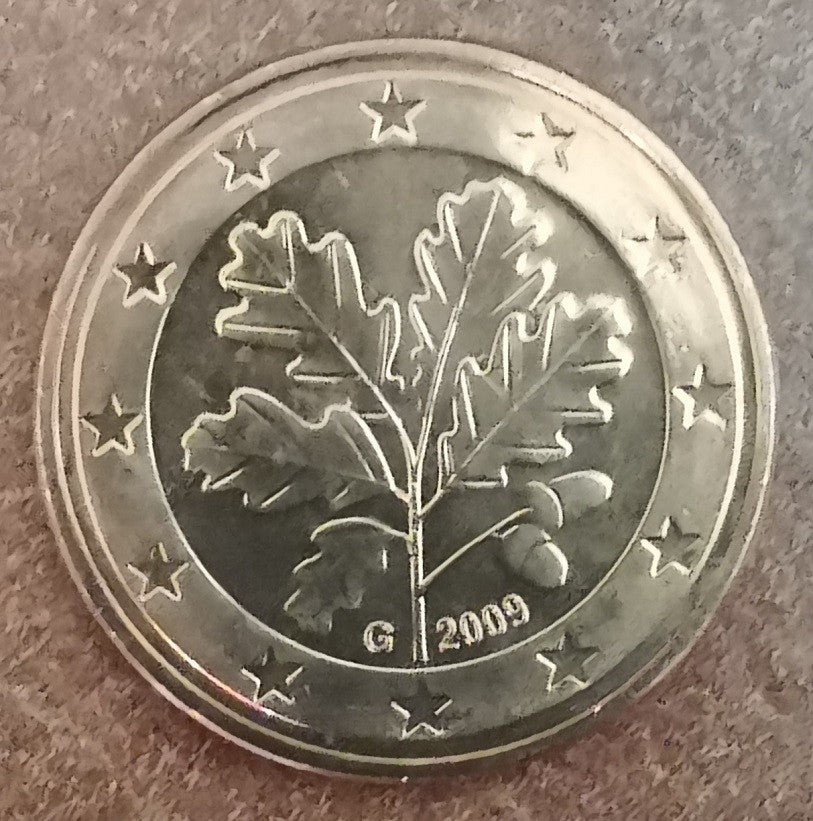 2 cent Nemecko 2009 "G" (UNC)