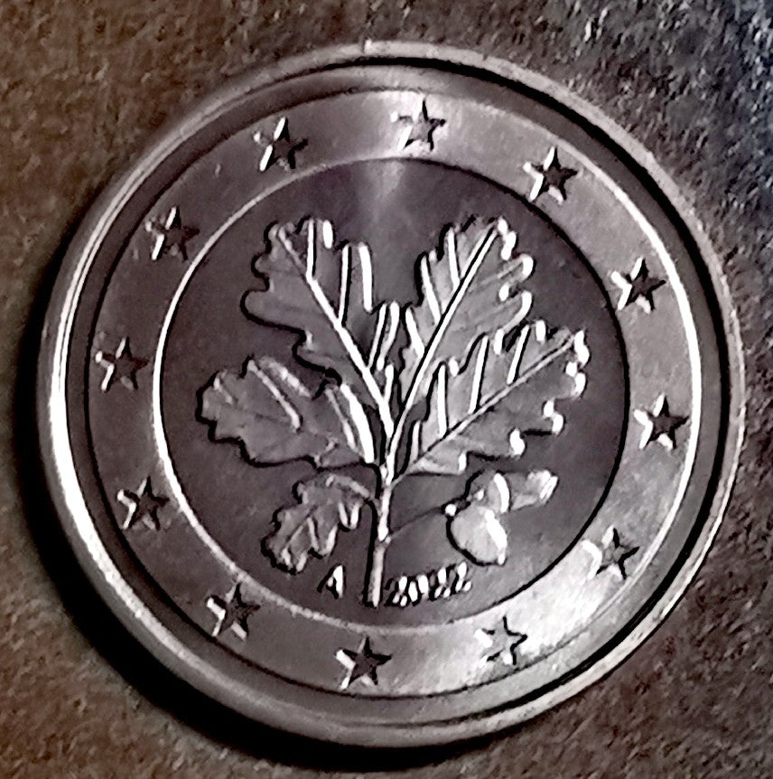 2 cent Nemecko 2022 "A" (UNC)