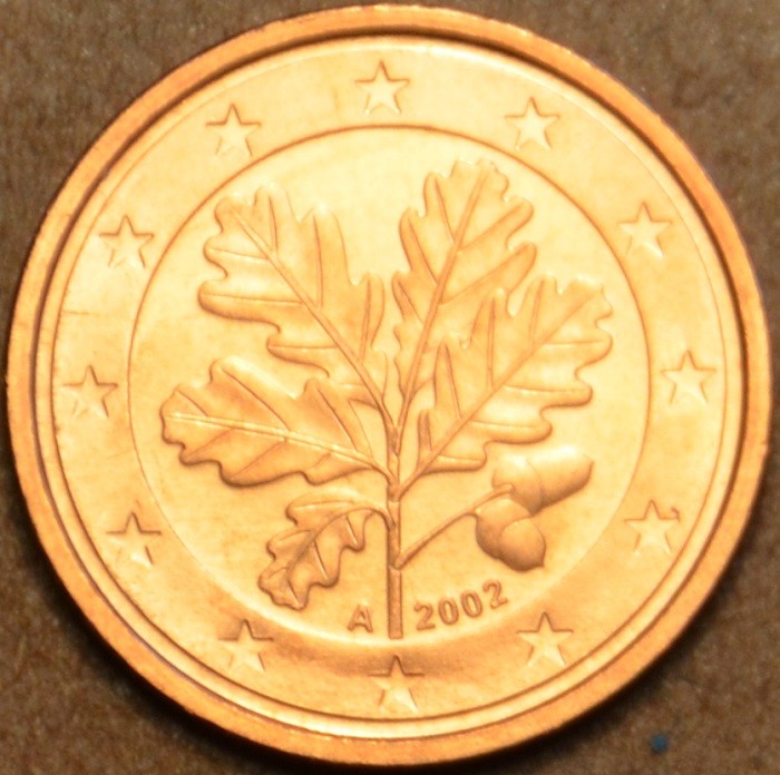 2 cent Nemecko "A" 2002 (UNC)