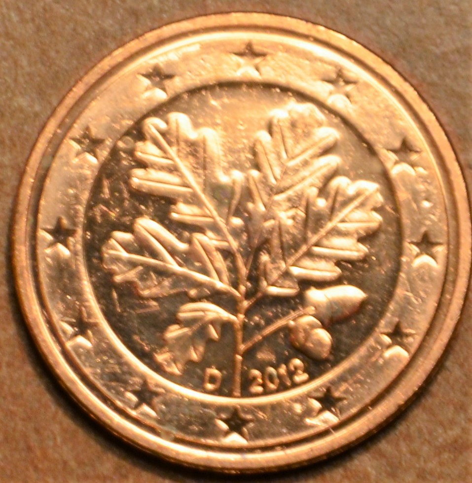 2 cent Nemecko "D" 2012 (UNC)