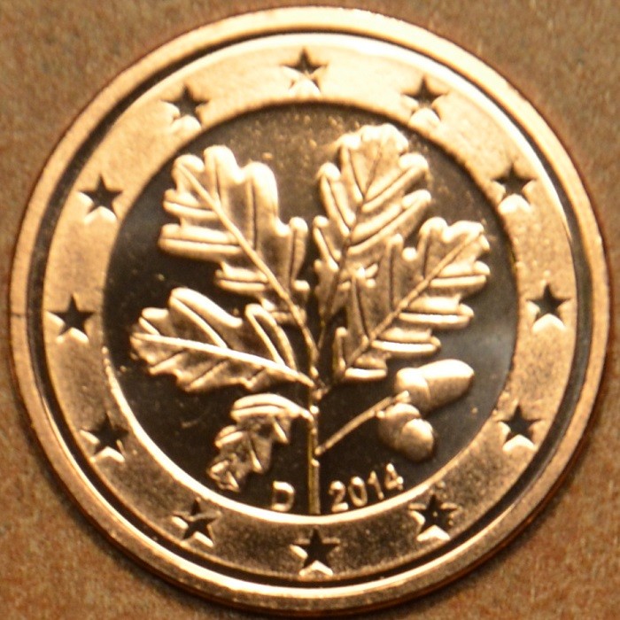 2 cent Nemecko "D" 2014 (UNC)