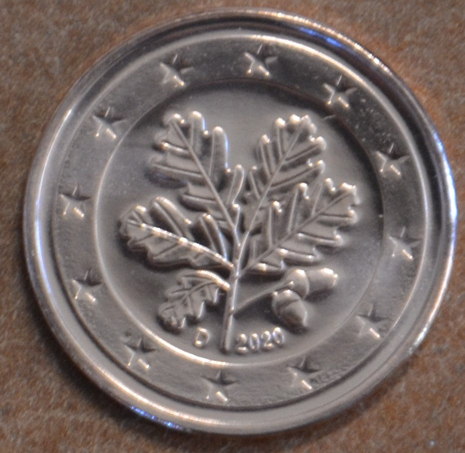 2 cent Nemecko "D" 2020 (UNC)