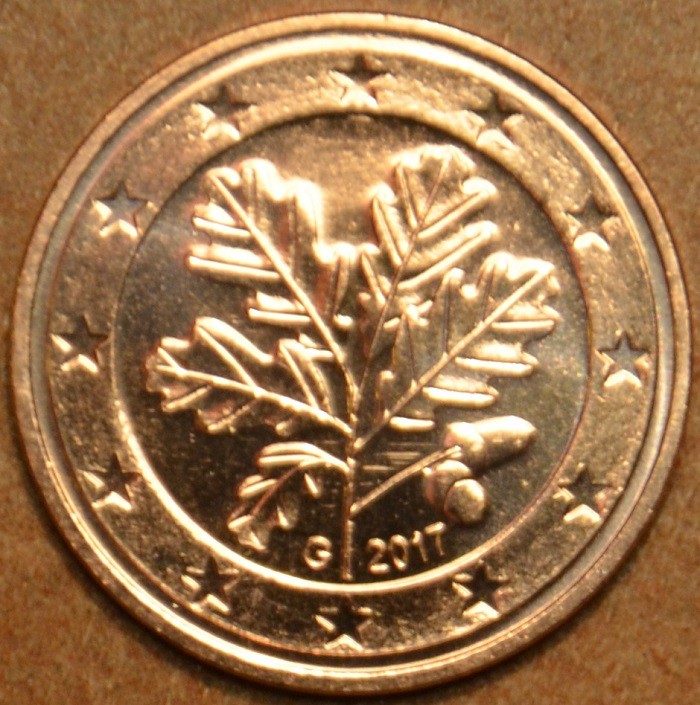 2 cent Nemecko "G" 2017 (UNC)