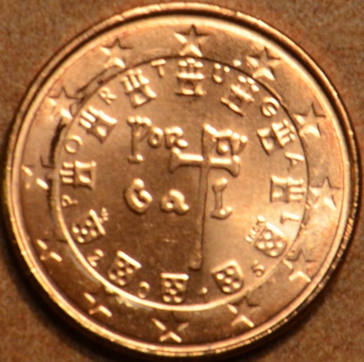 2 cent Portugalsko 2015 (UNC)