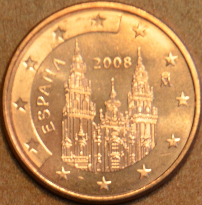2 cent Španielsko 2008 (UNC)