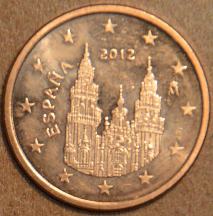 2 cent Španielsko 2012 (UNC)