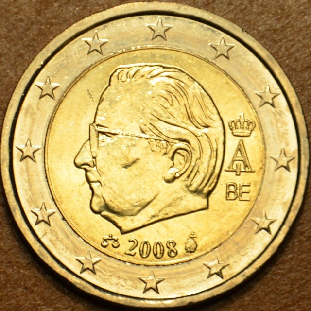 2 Euro Belgicko 2008 - Albert II. (UNC)