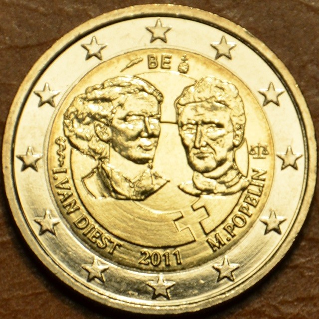2 Euro Belgicko 2011 - 100. výročie MDŽ (UNC)