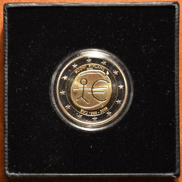 2 Euro Fínsko 2009 - 10. výročie hospodárskej a menovej únie (Proof)