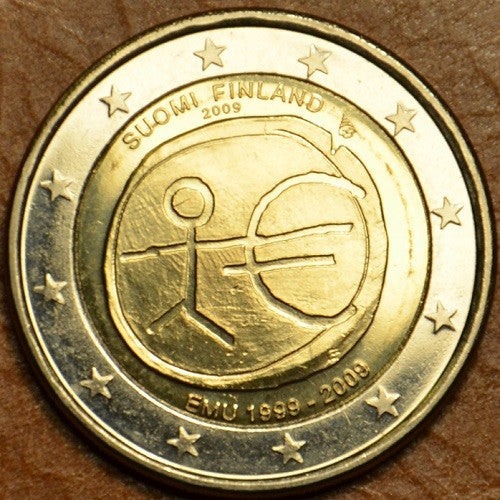 2 Euro Fínsko 2009 - 10. výročie hospodárskej a menovej únie (UNC)