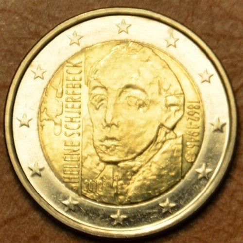 2 Euro Fínsko 2012 - 150. výročie narodenia Helene Schjerfbecka (UNC)