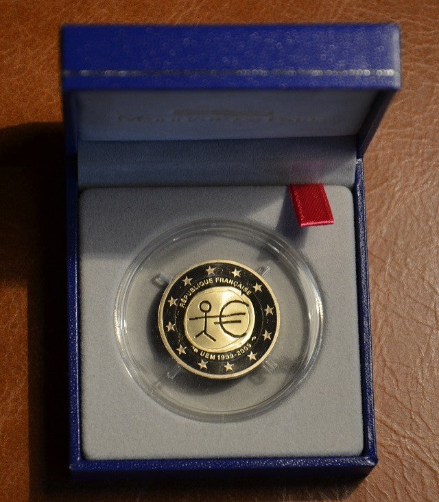 2 Euro Francúzsko 2009 - 10. výročie hospodárskej a menovej únie (Proof)