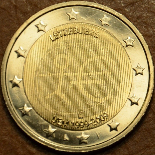 2 Euro Luxembursko 2009 - 10. výročie hospodárskej a menovej únie (UNC)