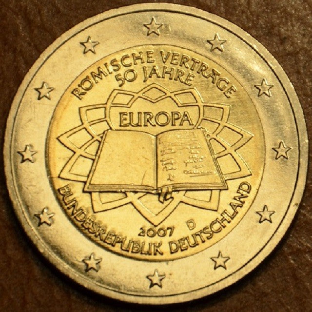 2 Euro Nemecko 2007 "D" 50 rokov Rímskej zmluvy (UNC)