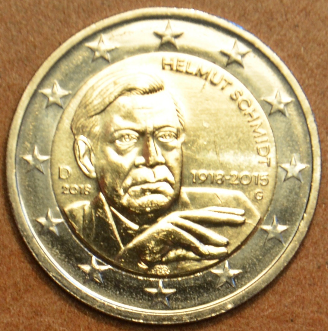 2 Euro Nemecko 2018 "G" Helmut Schmidt (UNC)