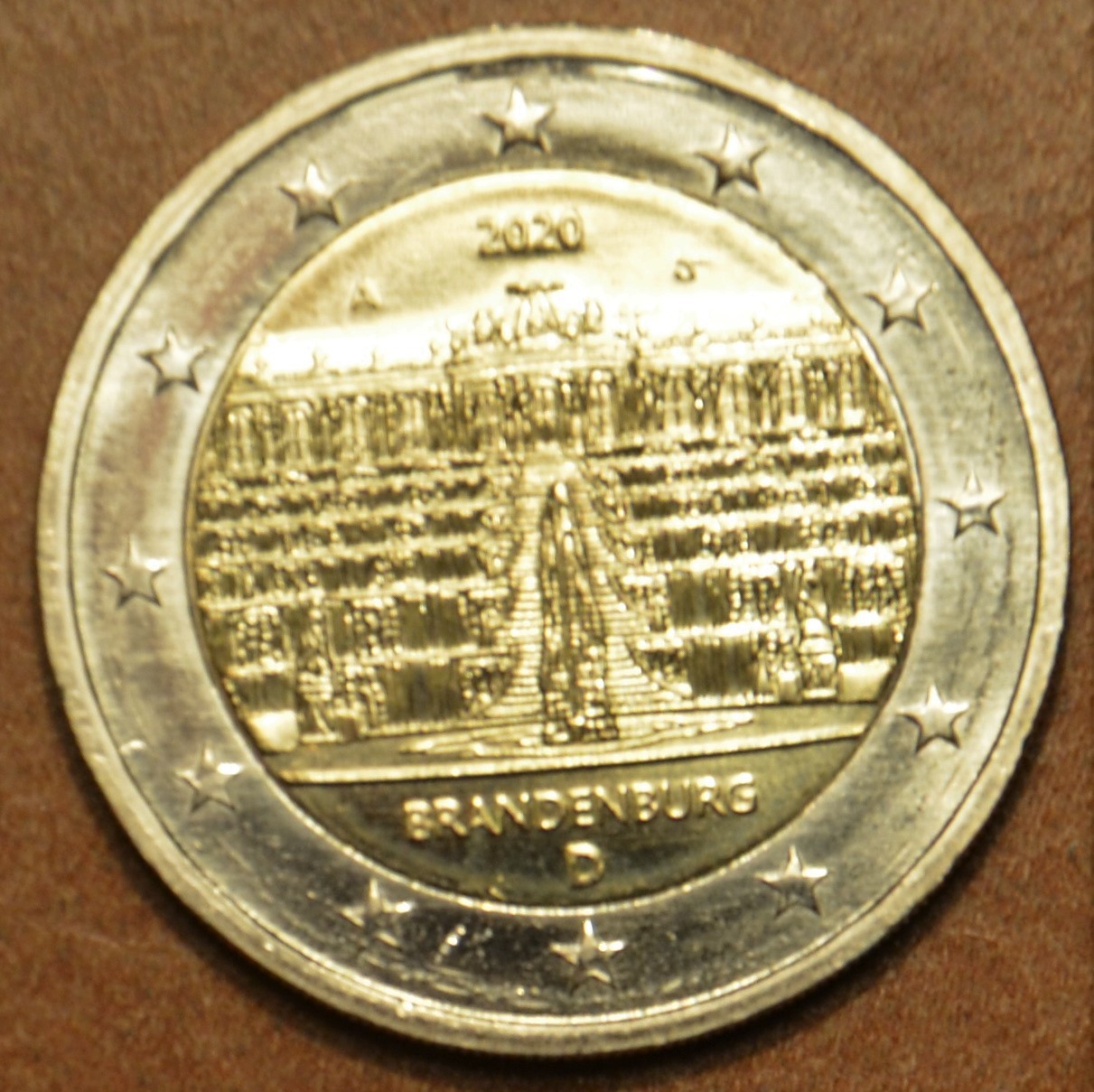 2 Euro Nemecko 2020 "A" Brandenburg (UNC)
