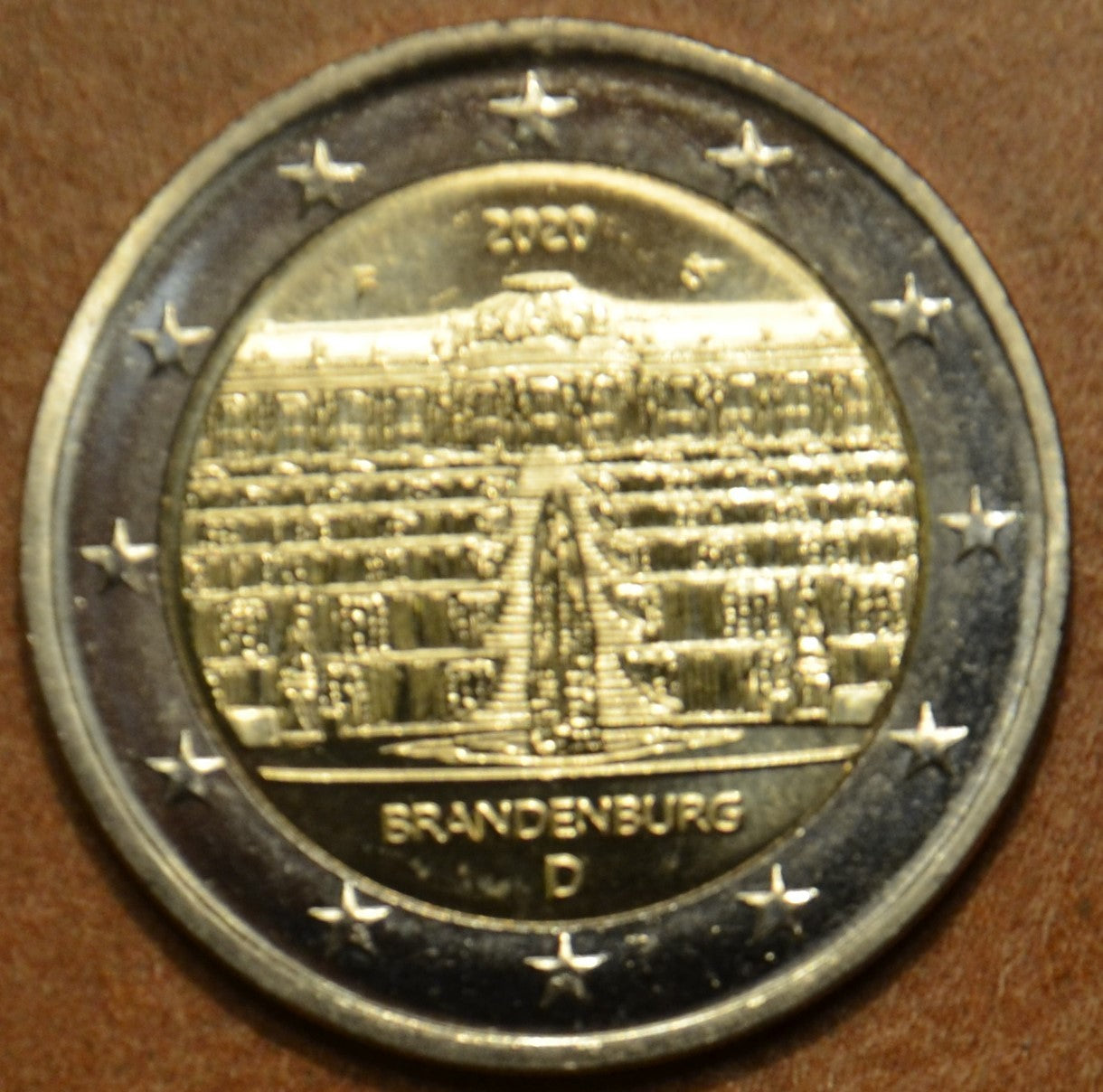 2 Euro Nemecko 2020 "F" Brandenburg (UNC)