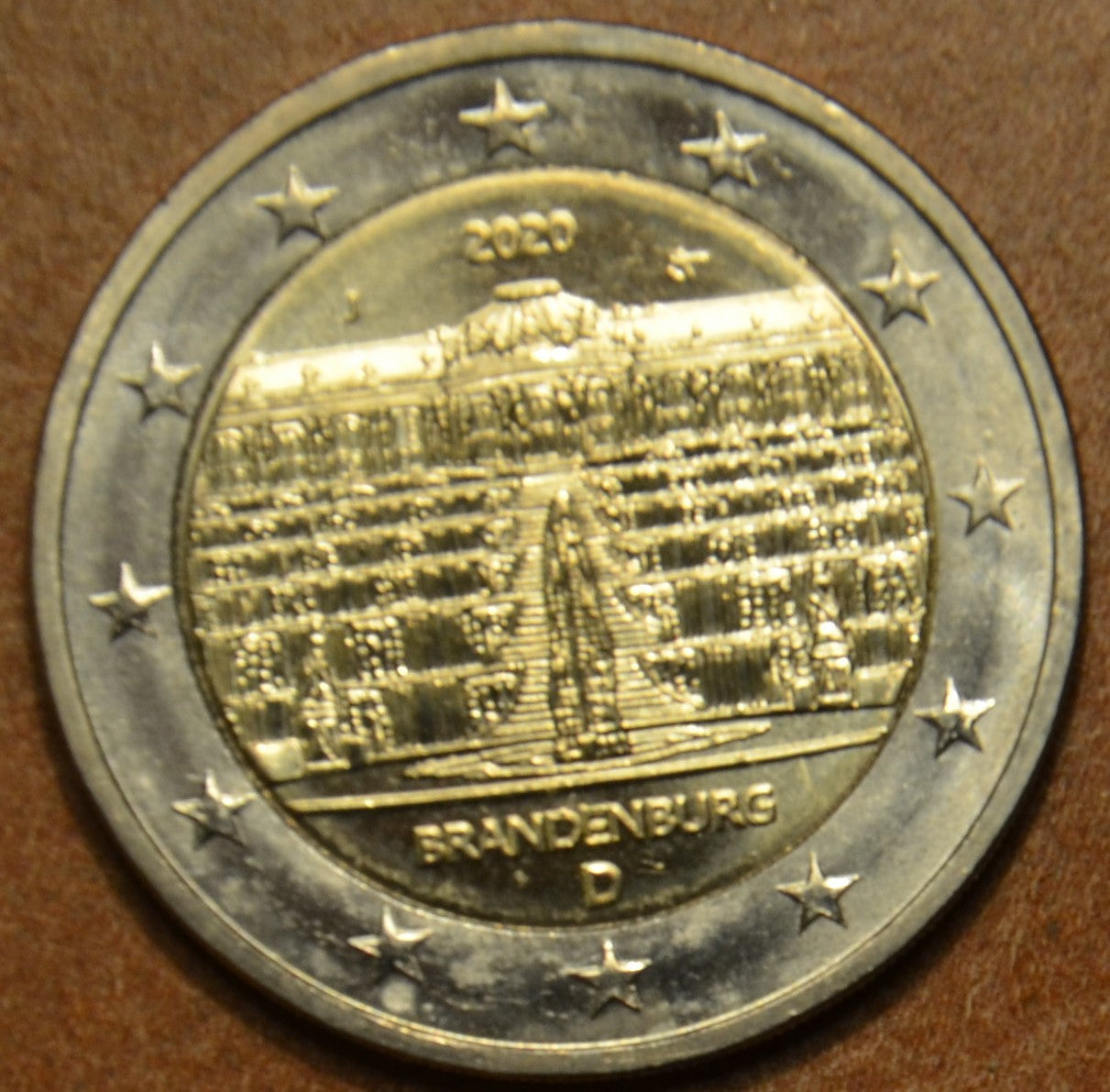 2 Euro Nemecko 2020 "J" Brandenburg (UNC)