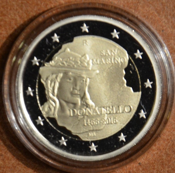 2 Euro San Marino 2016 - 550 výročie úmrtia Donatella (Proof)