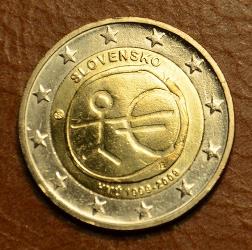 2 Euro Slovensko 2009 - 10. výročie hospodárskej a menovej únie (UNC)