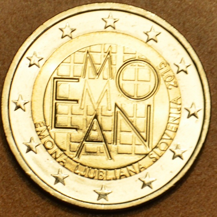 2 Euro Slovinsko 2015 - 2000 rokov založenia mesta Emona (UNC)