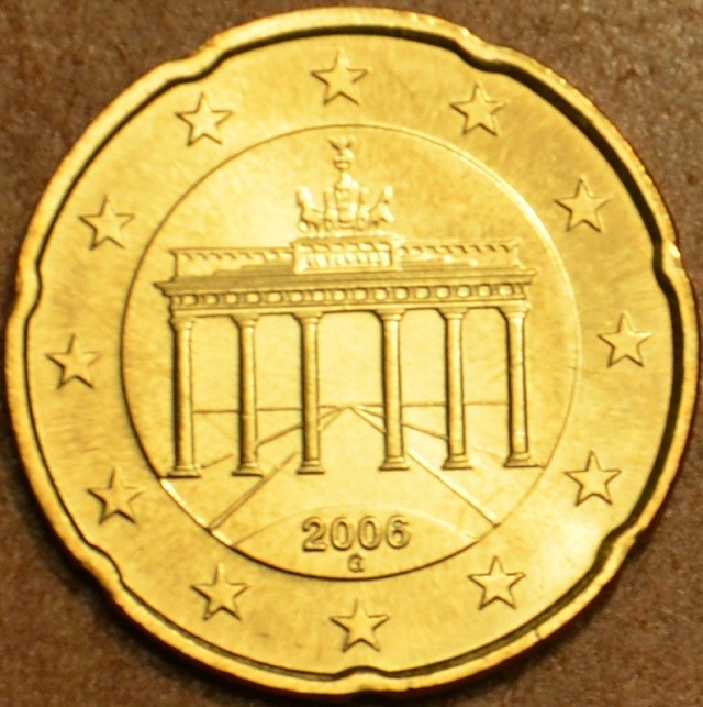 20 cent Nemecko "J" 2006 (UNC)