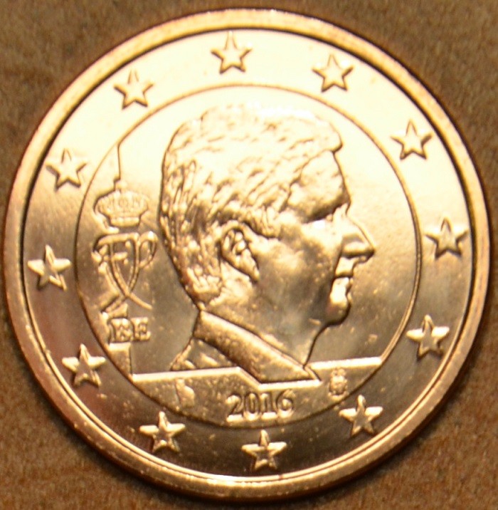 5 cent Belgicko 2016 - Kráľ Filip (UNC)