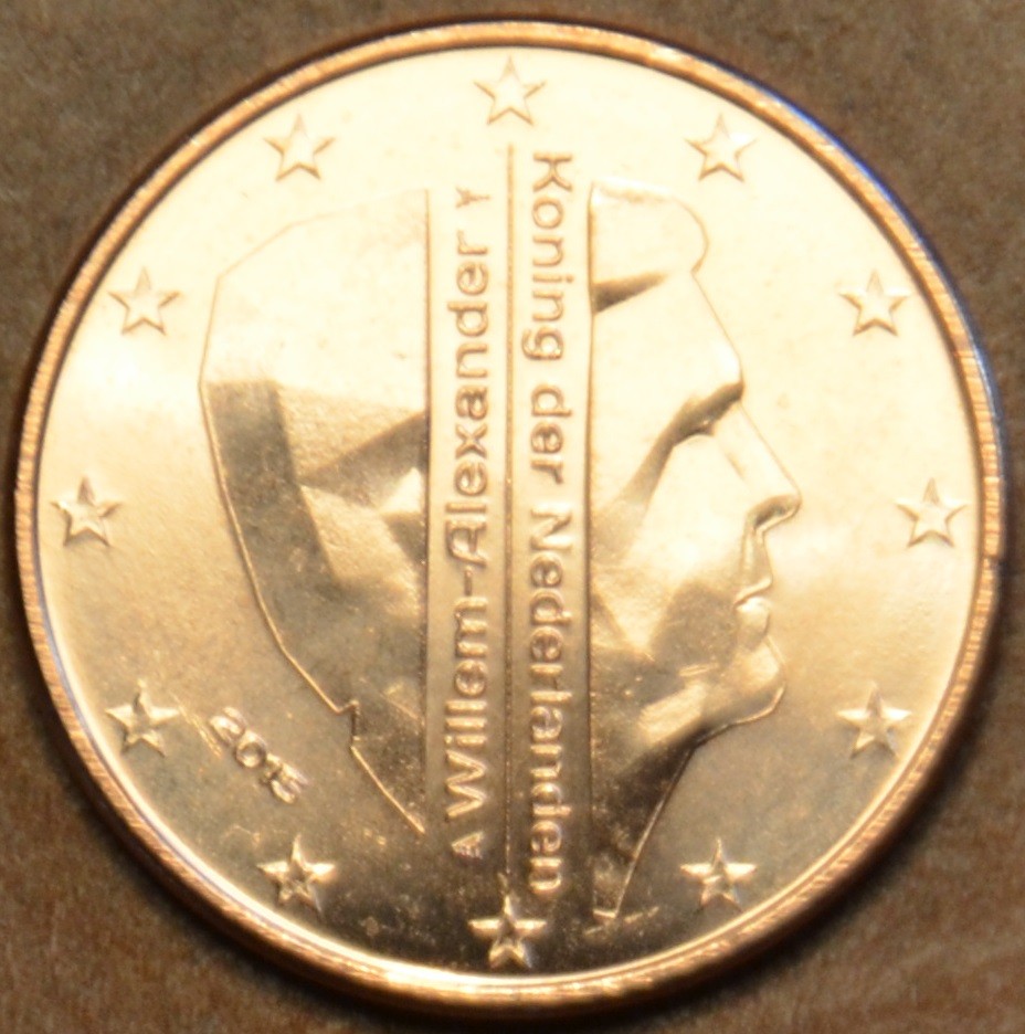5 cent Holandsko 2015 - Kráľ Willem Alexander (UNC)