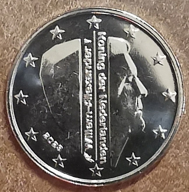5 cent Holandsko 2023 - Kráľ Willem Alexander (UNC)