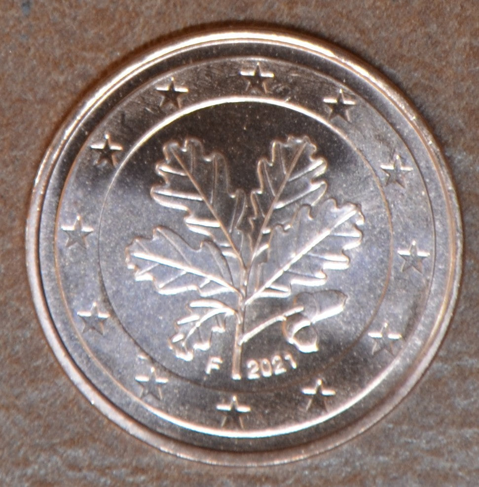 5 cent Nemecko 2021 "F" (UNC)