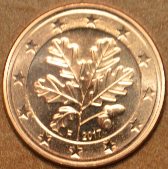 5 cent Nemecko "F" 2017 (UNC)