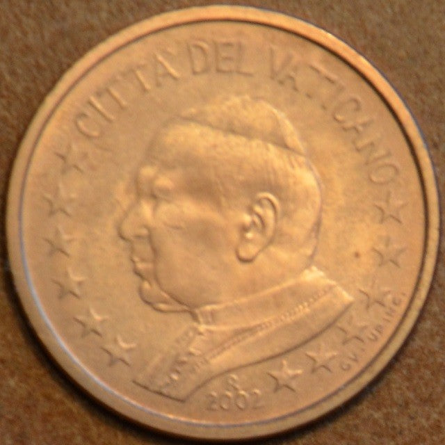 5 cent Vatikán 2002 Ján Pavol II (BU)