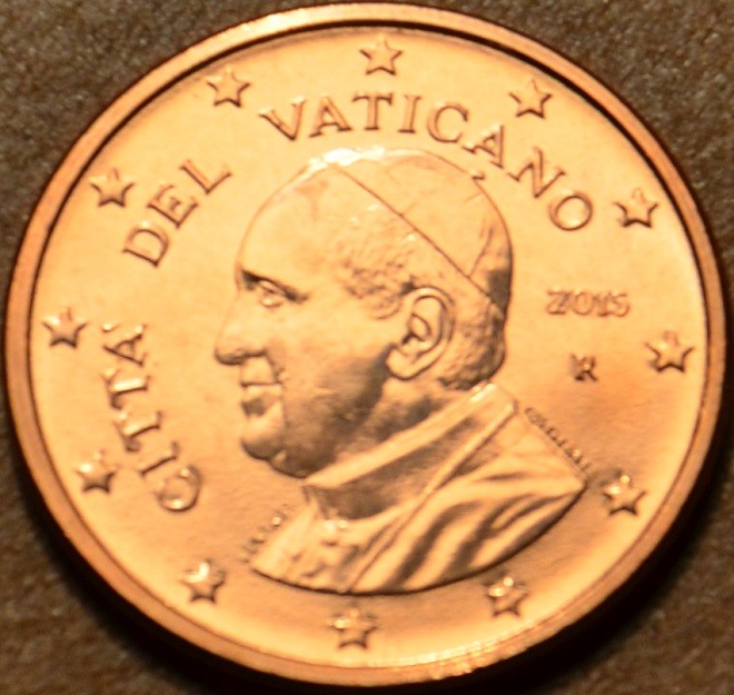 5 cent Vatikán 2015 (BU)