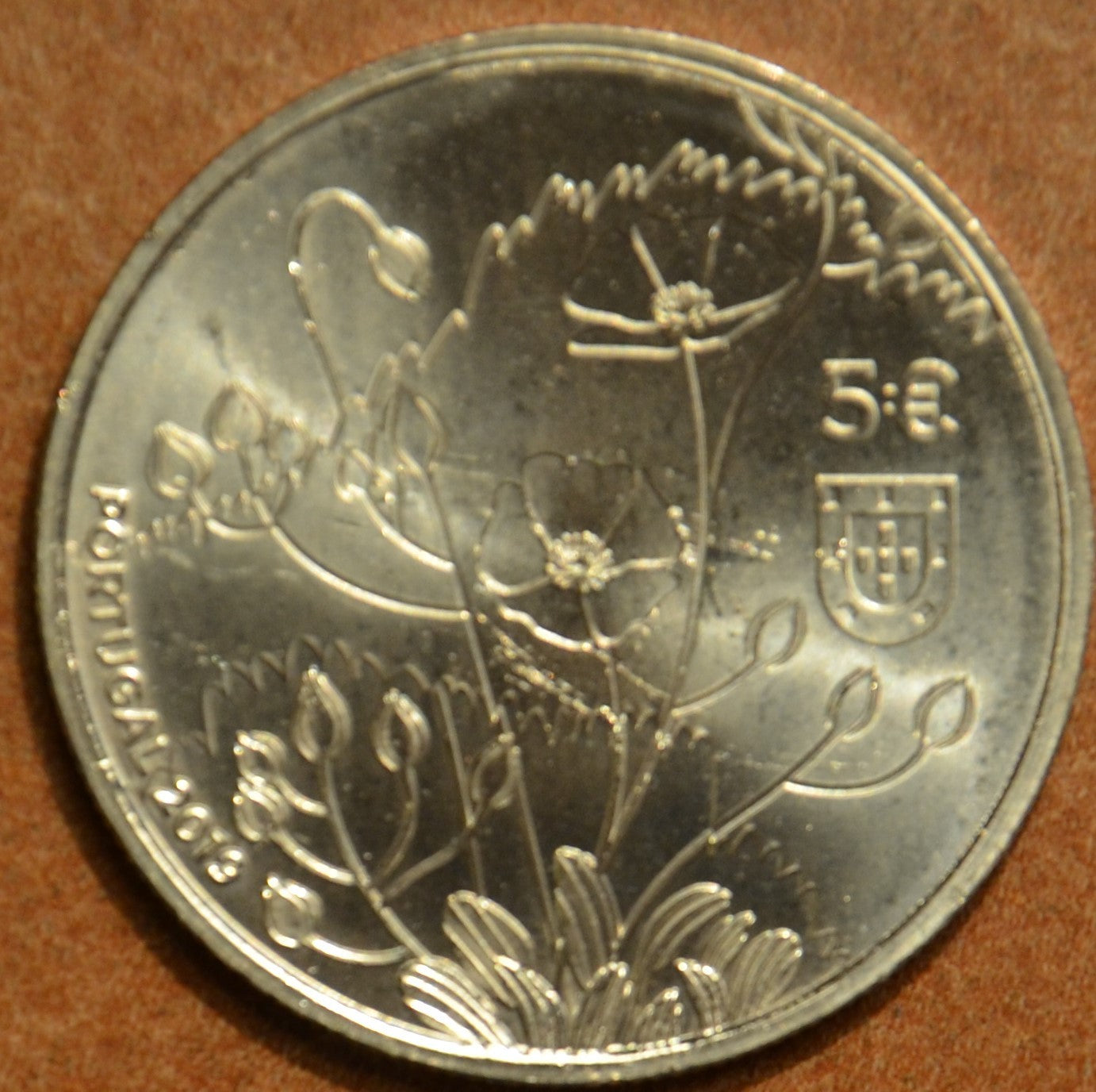 5 Euro Portugalsko 2019 - Tuberaria Major (UNC)