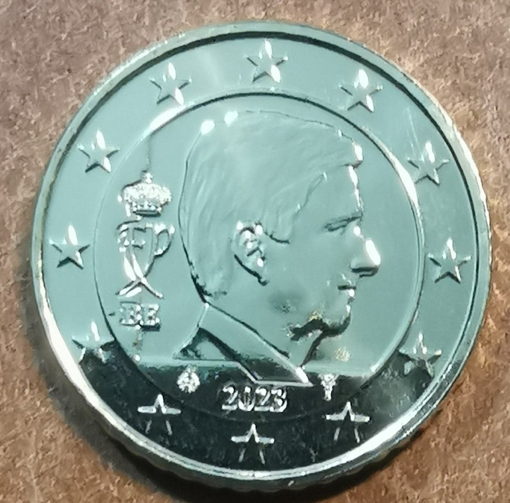 50 cent Belgicko 2023 - Kráľ Filip (UNC)