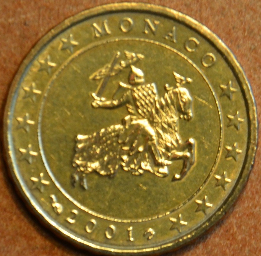 50 cent Monaco 2001 (UNC)