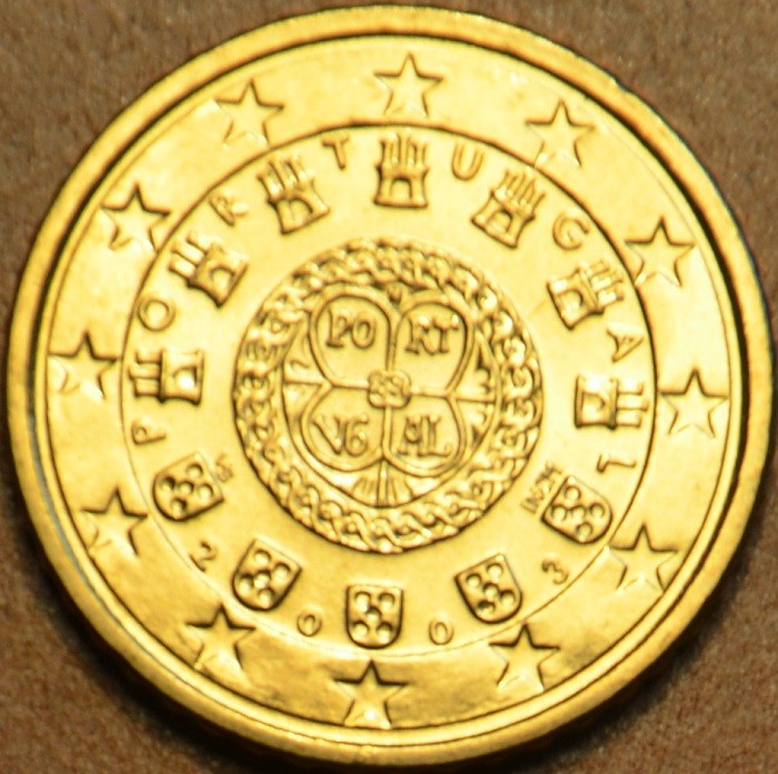 50 cent Portugalsko 2003 (UNC)